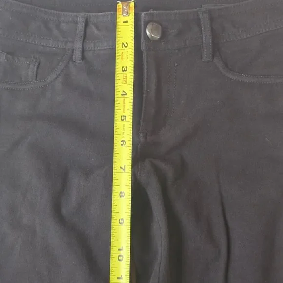 Guess Legging Slim Fit Low Rose Women's 26 Black with Pockets - Picture 5 of 16